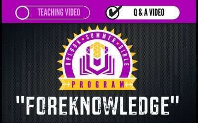 Let’s Talk: Foreknowledge Q&A