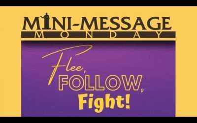 Mini-Message Monday: Flee, Follow, Fight!