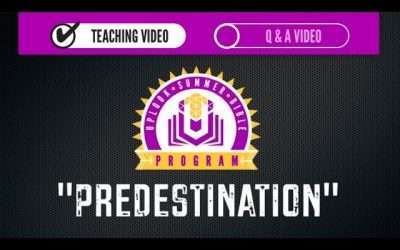 Predestination: Main Session