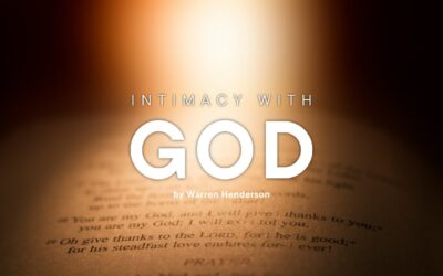 Intimacy with God