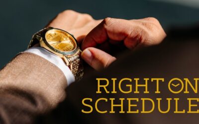 Monday Meditation: Right on Schedule