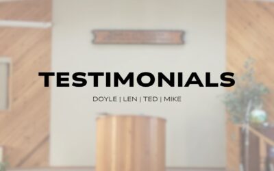 Testimonials from Doyle, Len, Ted, and Mike