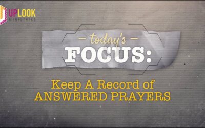 Focus: Keep Lists Answered Prayers