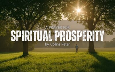 A prayer for spiritual prosperity